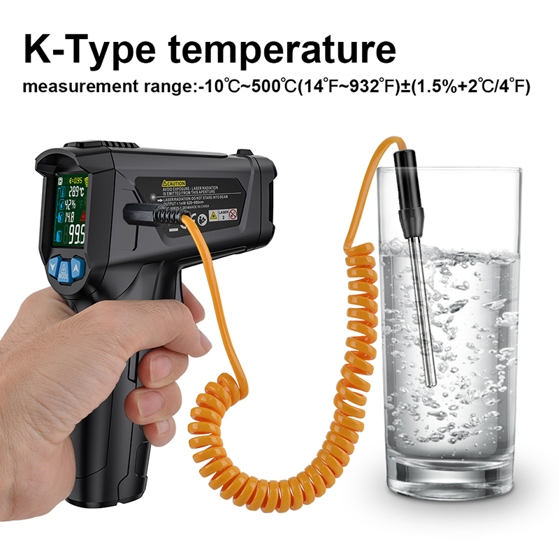 Digital Industrial Infrared Th - Thermometer Digital ulasan dan harga