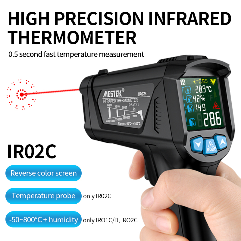 Digital Industrial Infrared Th - Thermometer Digital ulasan dan harga