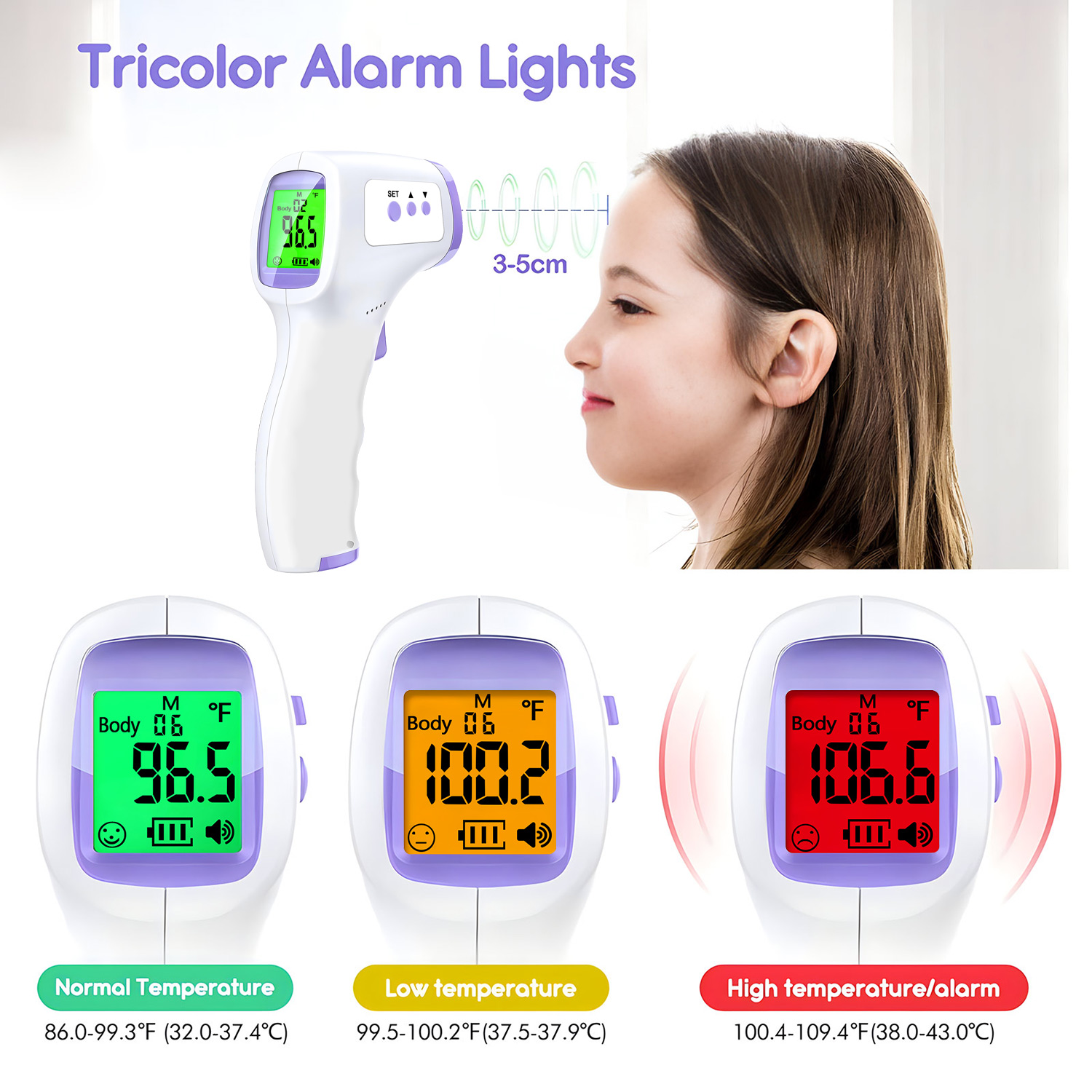 Non‑Contact Infrared Forehead  - Pulse Oximeter ulasan dan harga