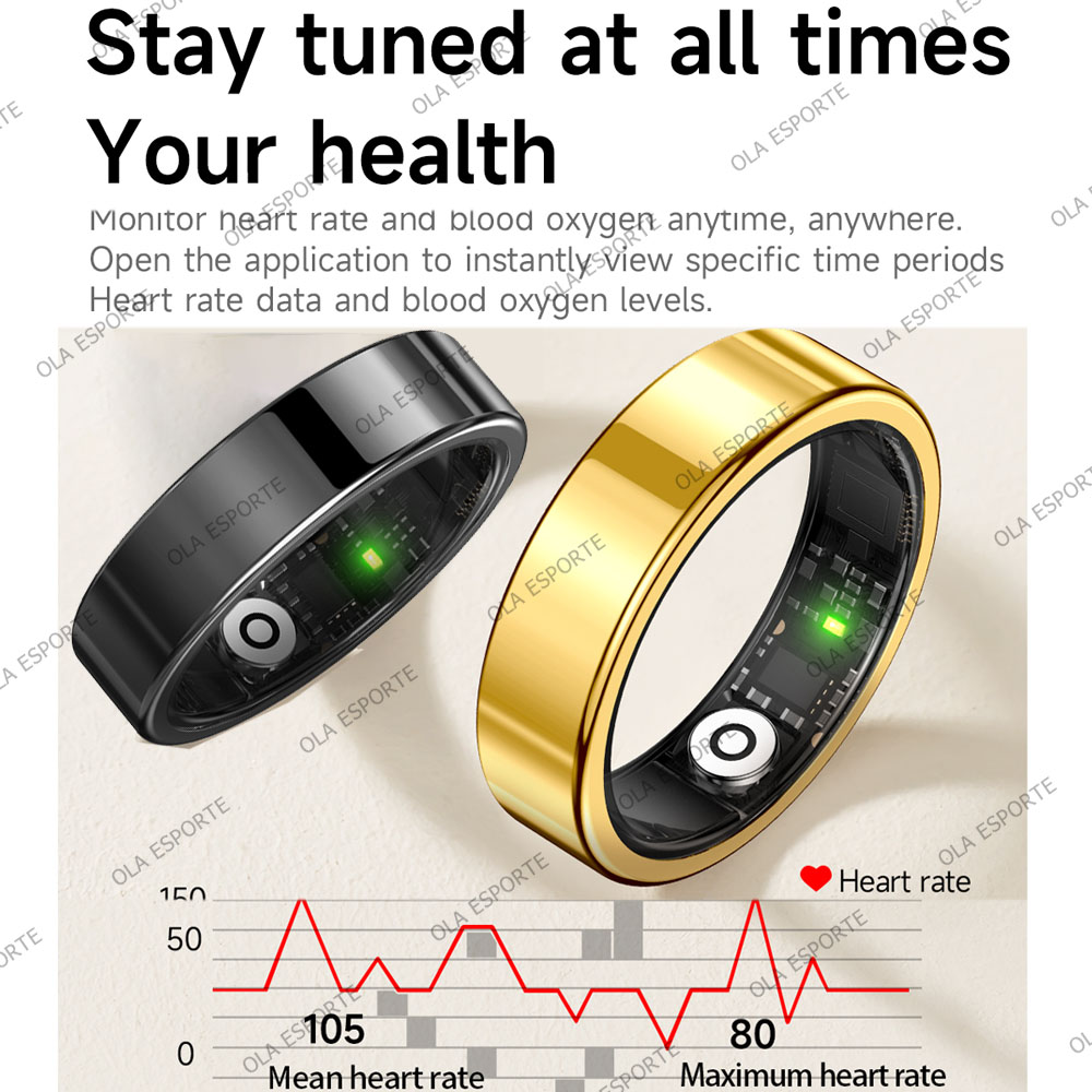 2026 New Smart Ring Heart Rate - Blood Pressure Monitor ulasan dan harga