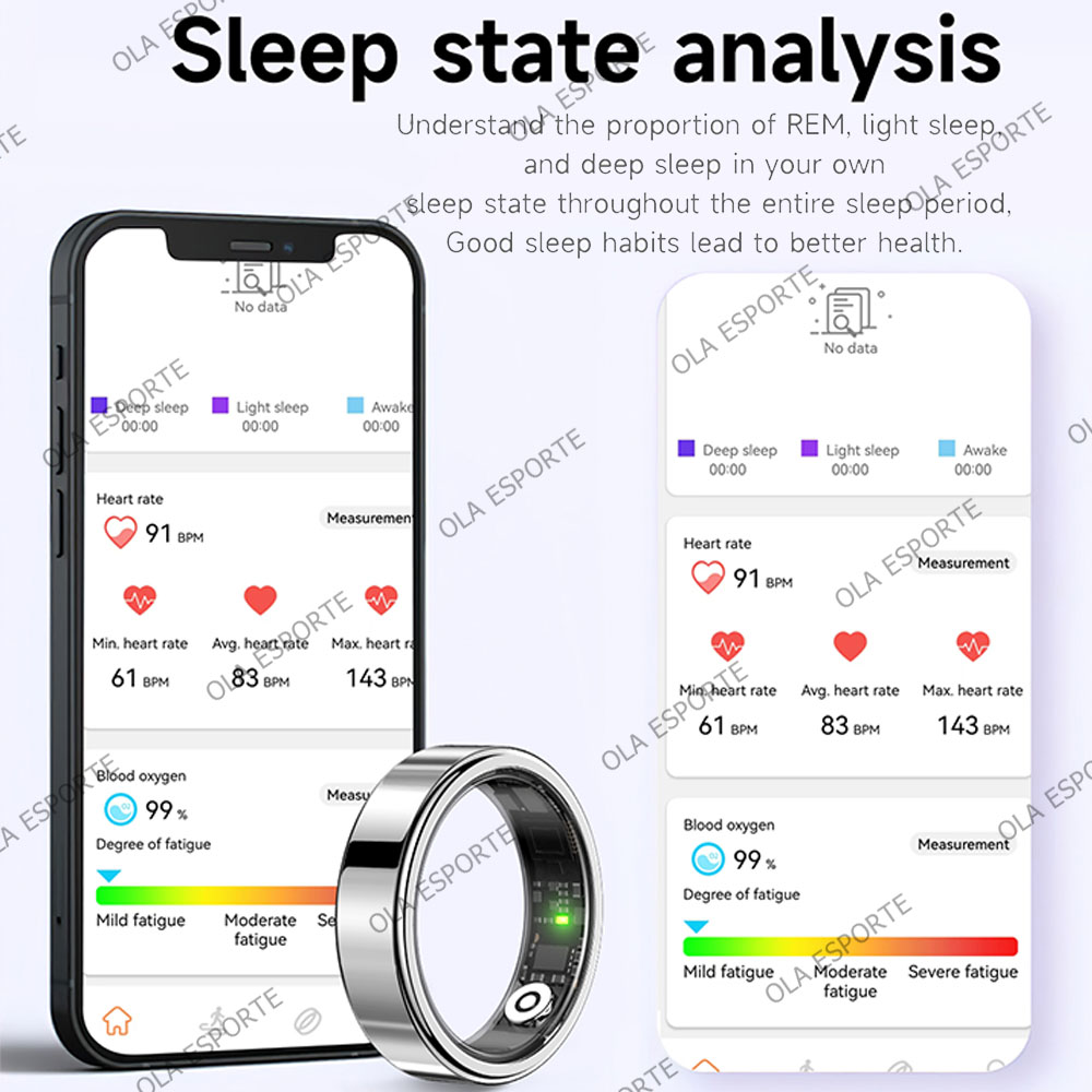 2026 New Smart Ring Heart Rate - Blood Pressure Monitor ulasan dan harga