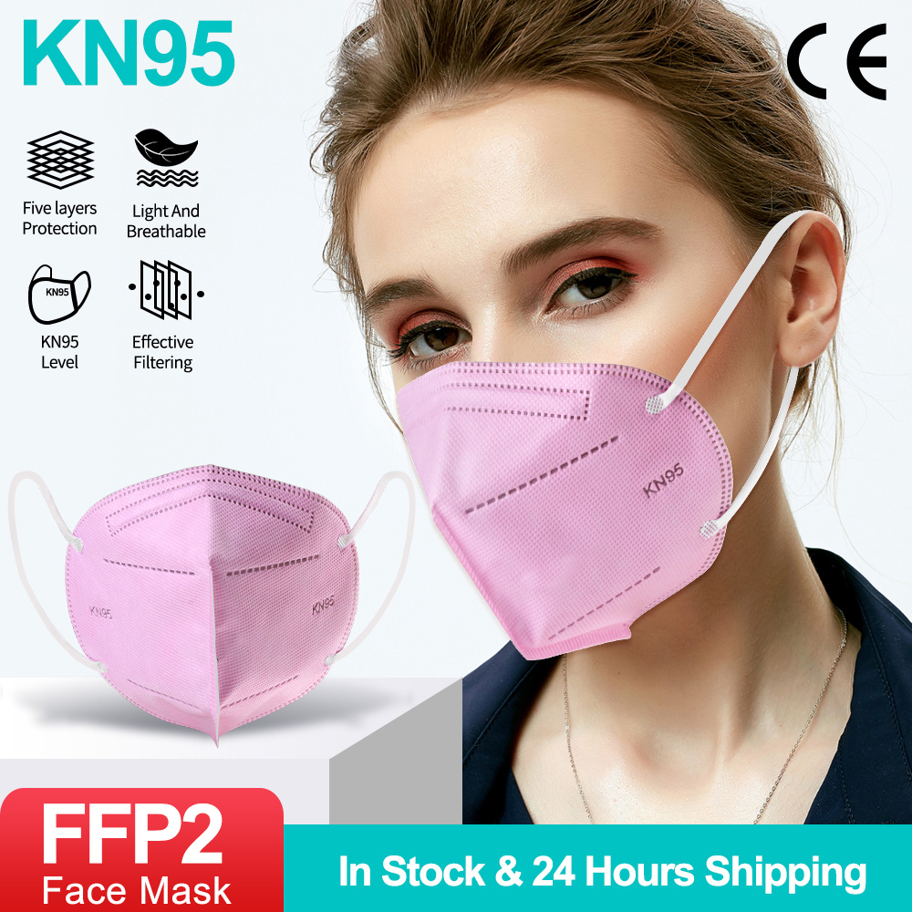 10-100Pcs FFP2 Masks kn95 Masc - Surgical Mask ulasan dan harga
