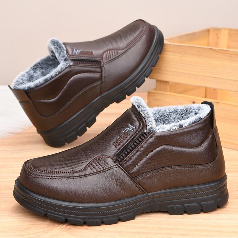 2026 Winter New Leather Boots  - Bandage ulasan dan harga