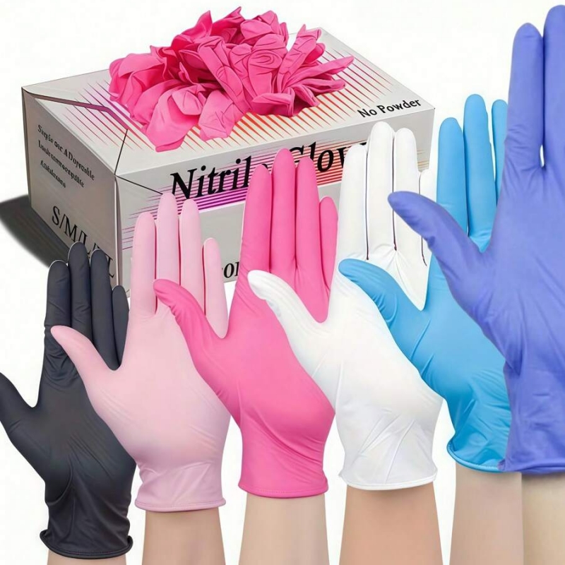 100PCS Disposable Nitrile Glov - Medical Gloves ulasan dan harga