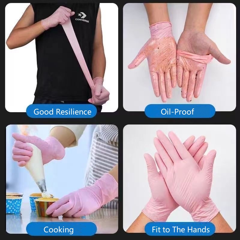 100PCS Disposable Nitrile Glov - Medical Gloves ulasan dan harga