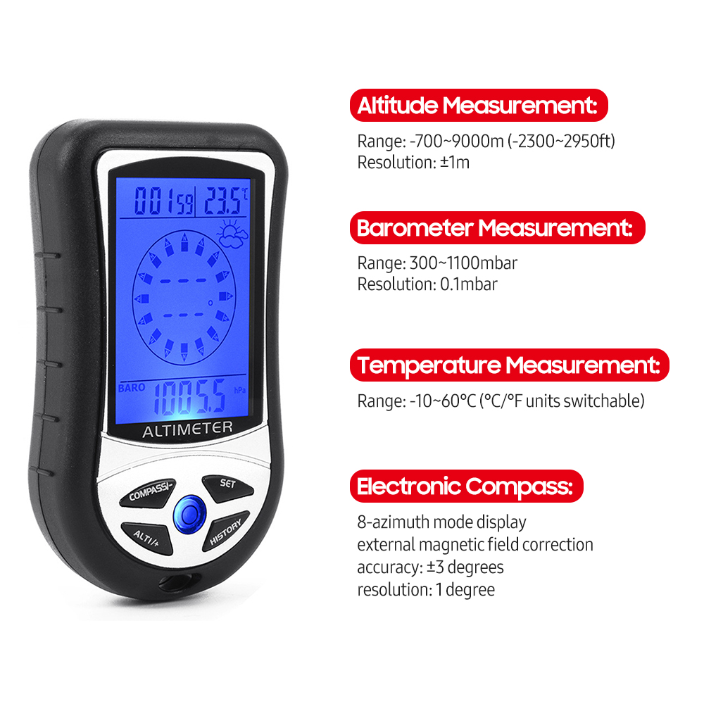 8-in-1 Multifunctional Electro - Thermometer Digital ulasan dan harga