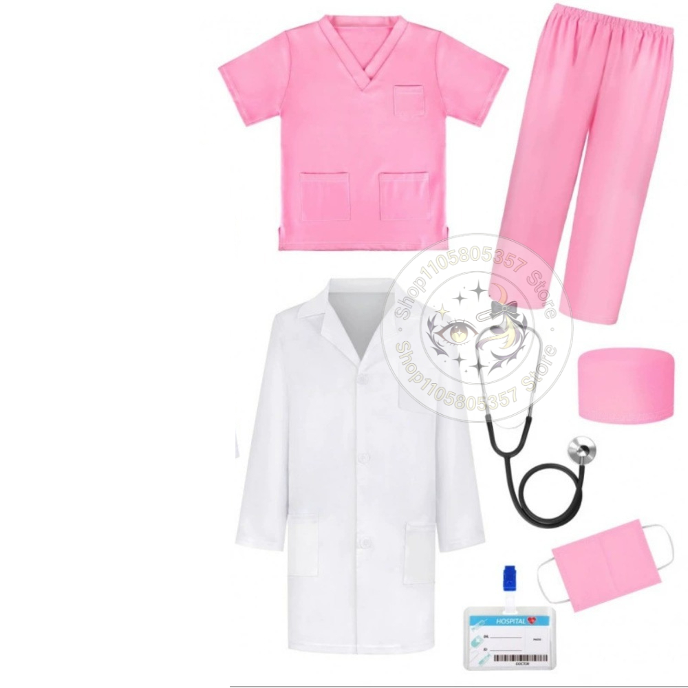 Doctor Role Play Costume White - Stethoscope ulasan dan harga