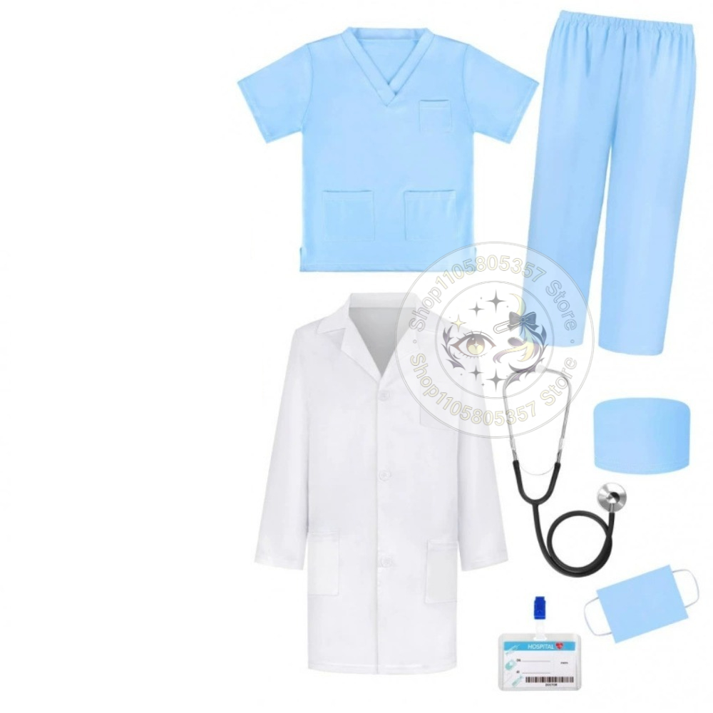 Doctor Role Play Costume White - Stethoscope ulasan dan harga