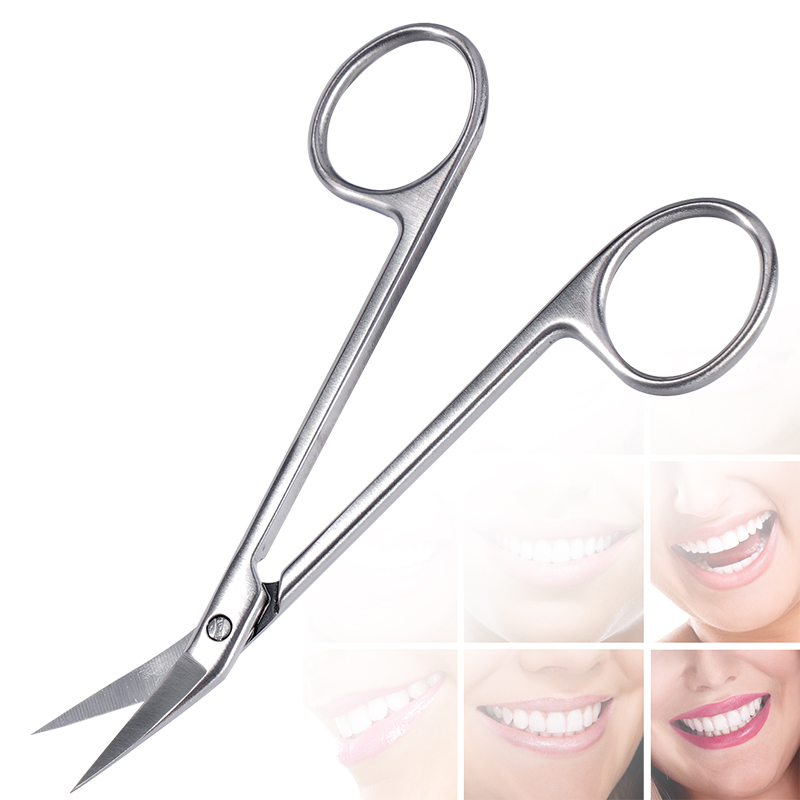 1pc Dental Micro Scissors Curv - Medical Scissors ulasan dan harga