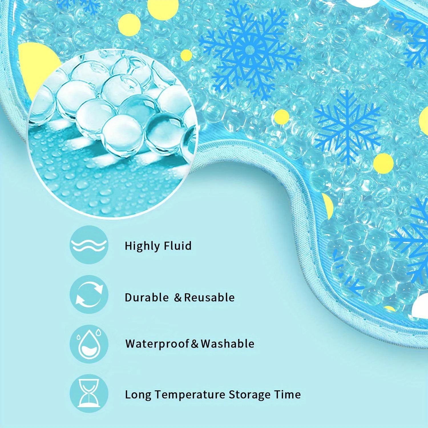 Cooling Eye Mask with Gel Bead - Surgical Mask ulasan dan harga