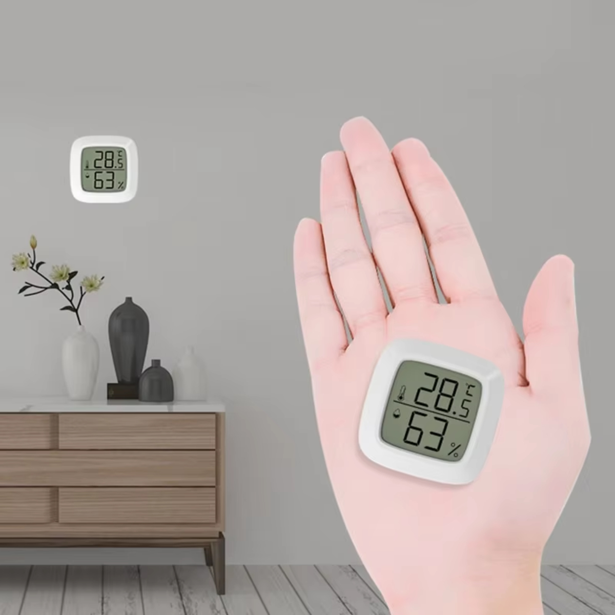 Mini LCD Digital Thermometer H - Thermometer Digital ulasan dan harga