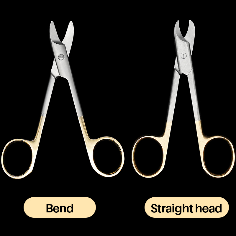 1pc Metal Crown Scissors Stain - Medical Scissors ulasan dan harga