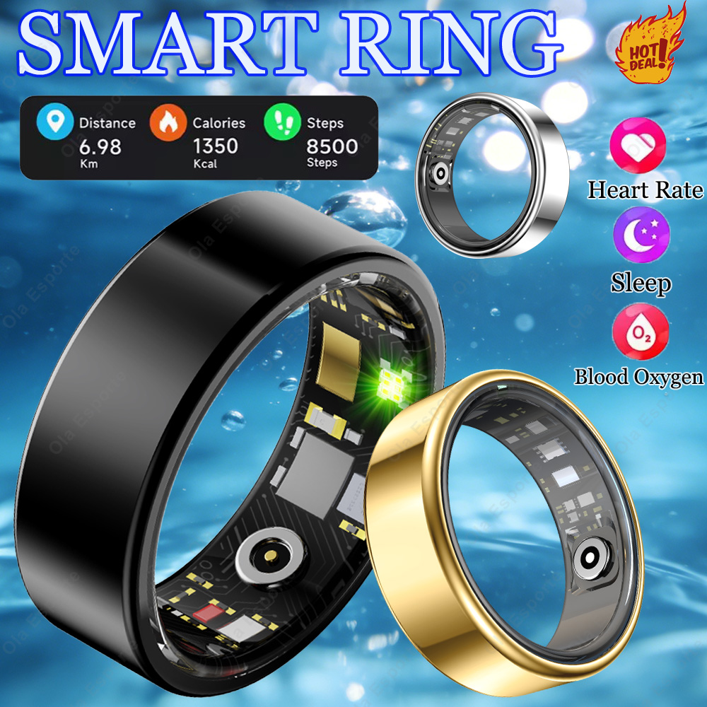 New Multi-Functional Smart Rin - Blood Pressure Monitor ulasan dan harga